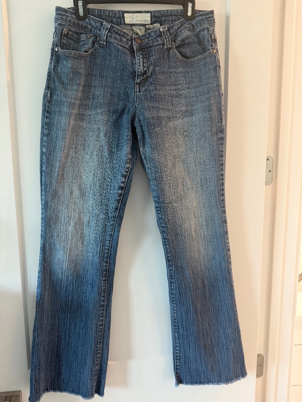 Vintage Maurices Size 11/12 Long Taylor Boot Blue Jeans